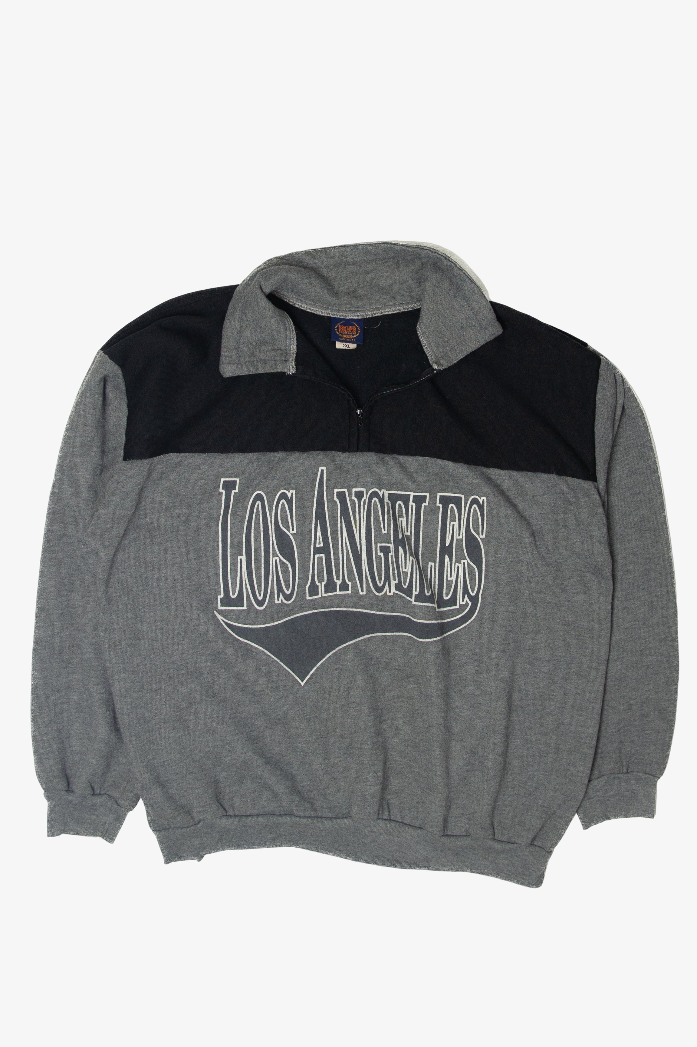 Vintage Los Angeles Quarter Zip Sweatshirt (1990s)