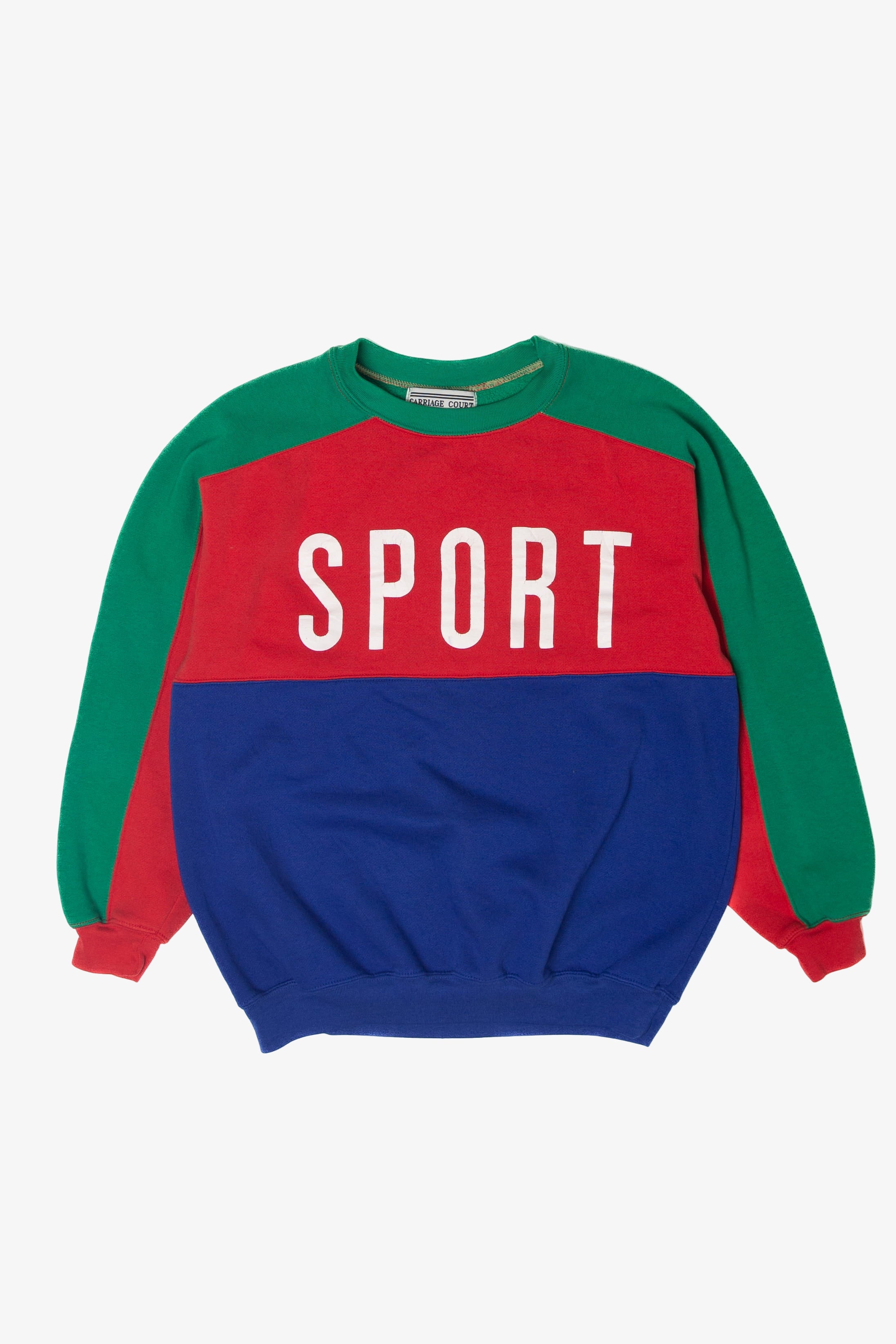 Vintage Sport Color Block Sweatshirt (1990s)