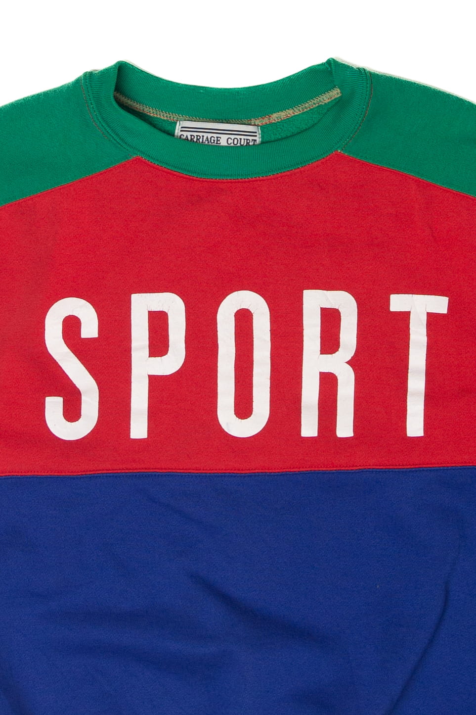 Vintage Sport Color Block Sweatshirt (1990s)