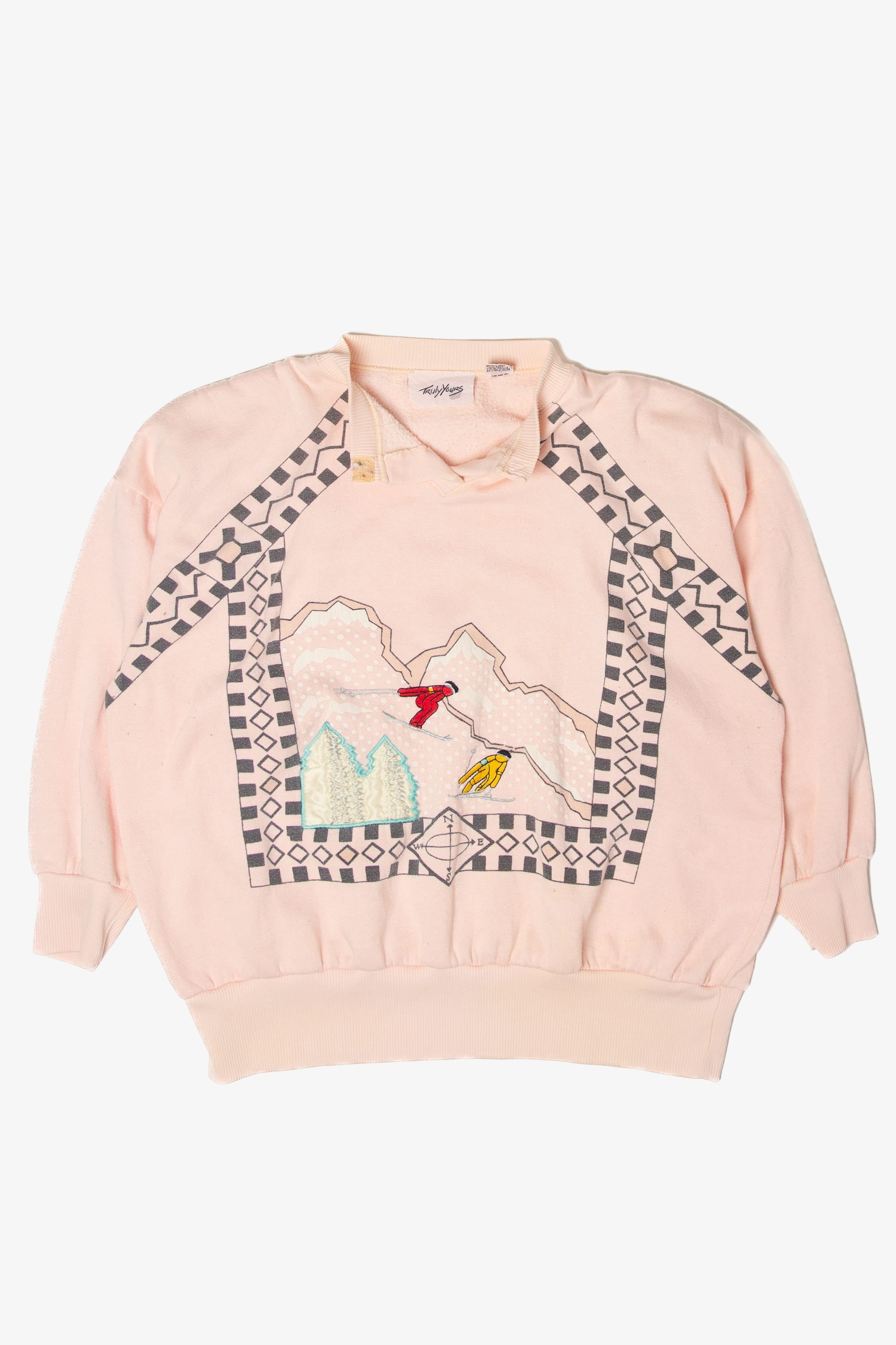 Vintage Truly Yours Skiing Sweatshirt (1990s)