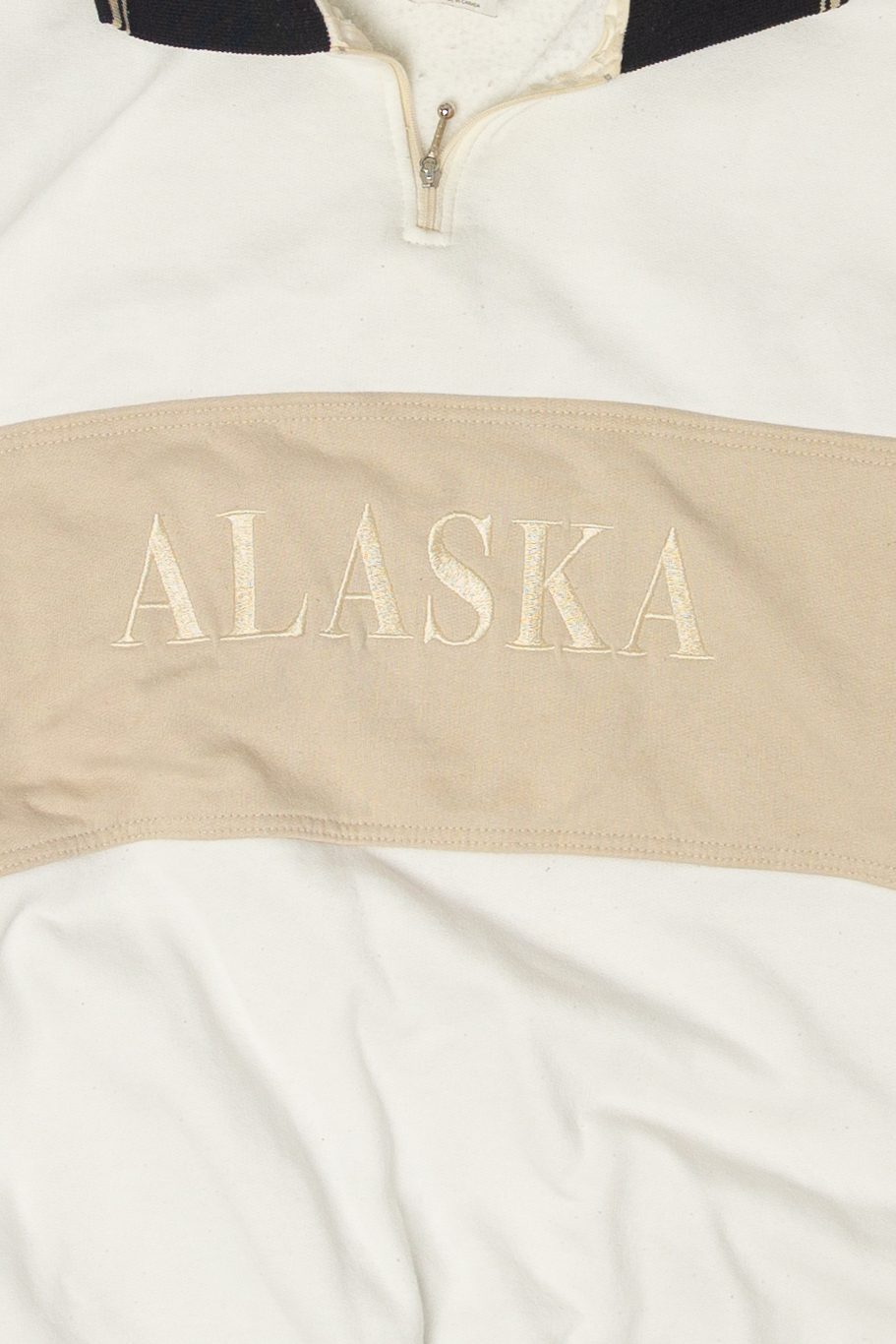Quarter Zip Alaska Cityscape Sweatshirt