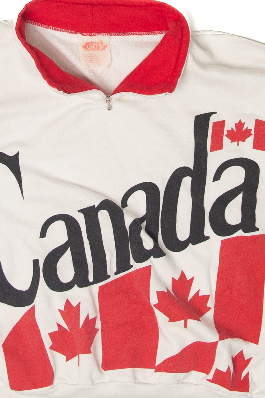 Vintage Canada Quarter Zip Sweatshirt (1990s)