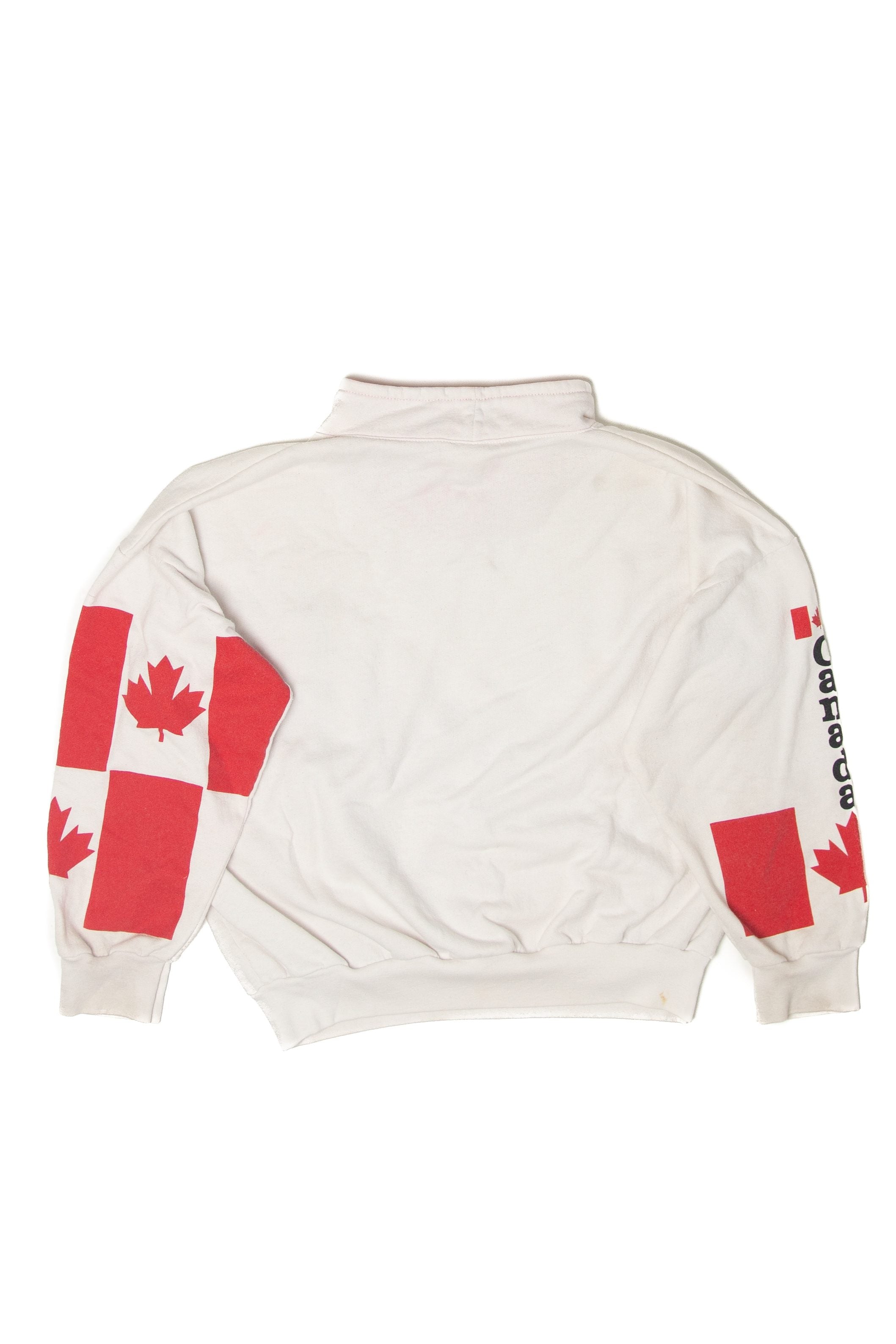 Vintage Canada Quarter Zip Sweatshirt (1990s)