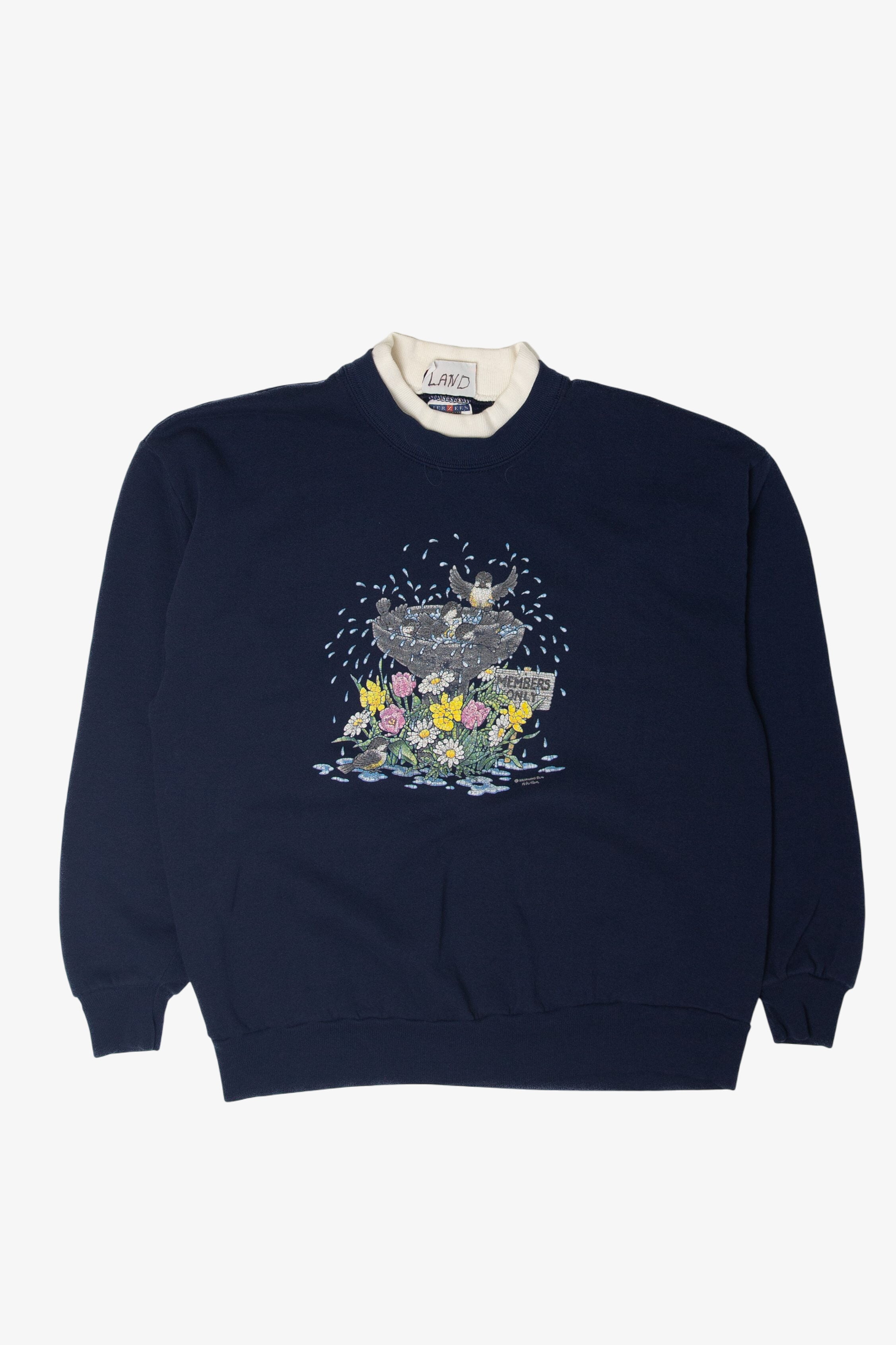 Vintage Bird Bath Sweatshirt (1990s)