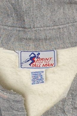 Vintage Sprint For The Tall Man Striped Sweatshirt (1990s)