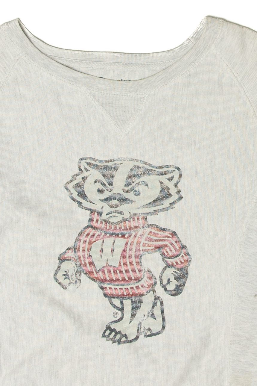 Distressed Wisconsin Badgers Sweatshirt (2010s)