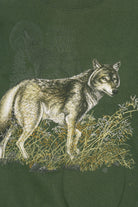 Vintage Wolf Green Tultex Sweatshirt (1990s)