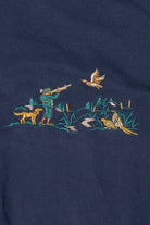 Vintage Duck Hunting Embroidered Sweatshirt (1990s)