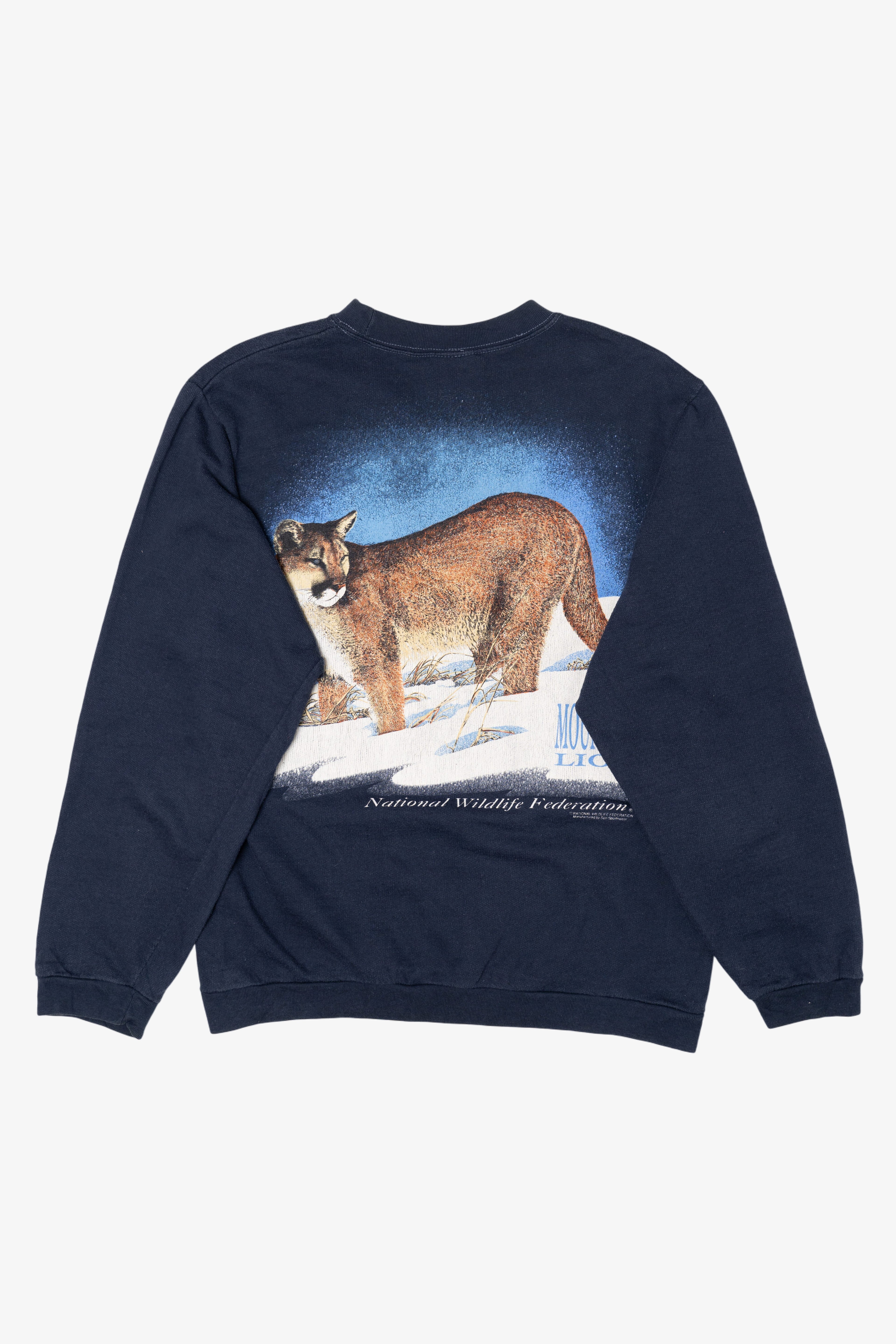 Vintage Mountain Lion National Wildlife Federation Sweatshirt (1990s)