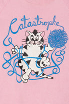 Vintage "Catastrophe" Cat In Yarn Sweatshirt (1980s)