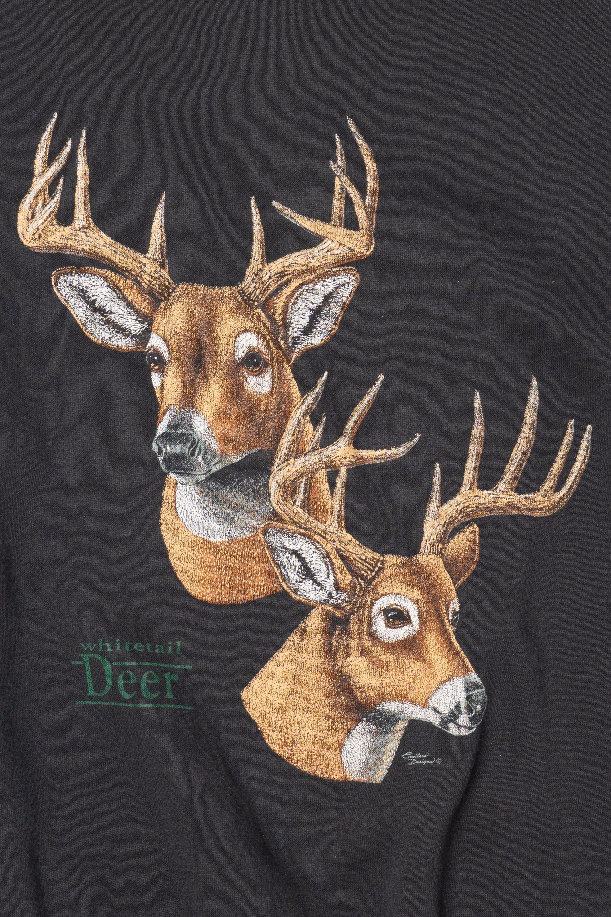 Vintage Whitetail Deer Outdoor Gear Sweatshirt (1990s)