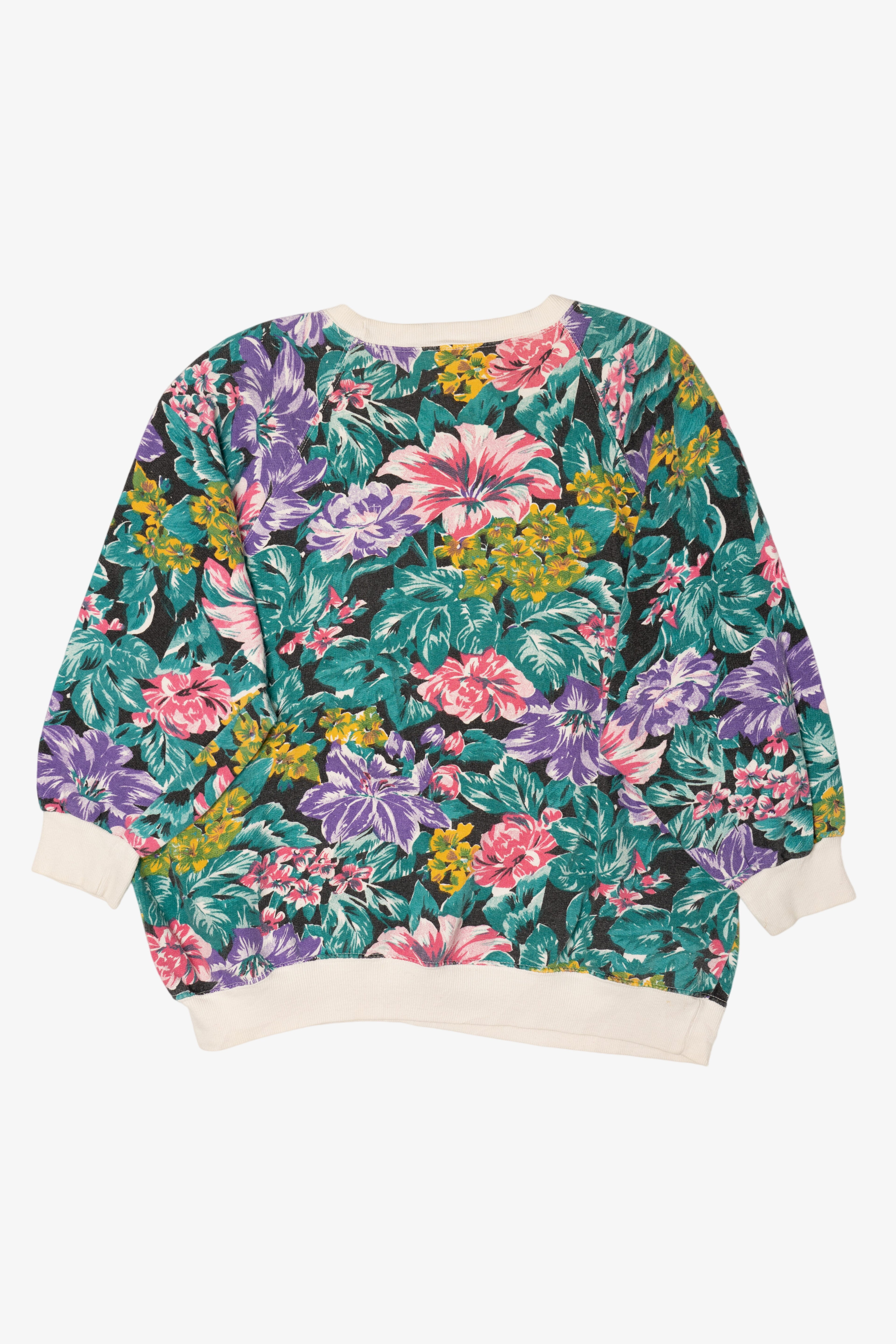 Vintage Flowers Gearing Up Sweatshirt (1990s)