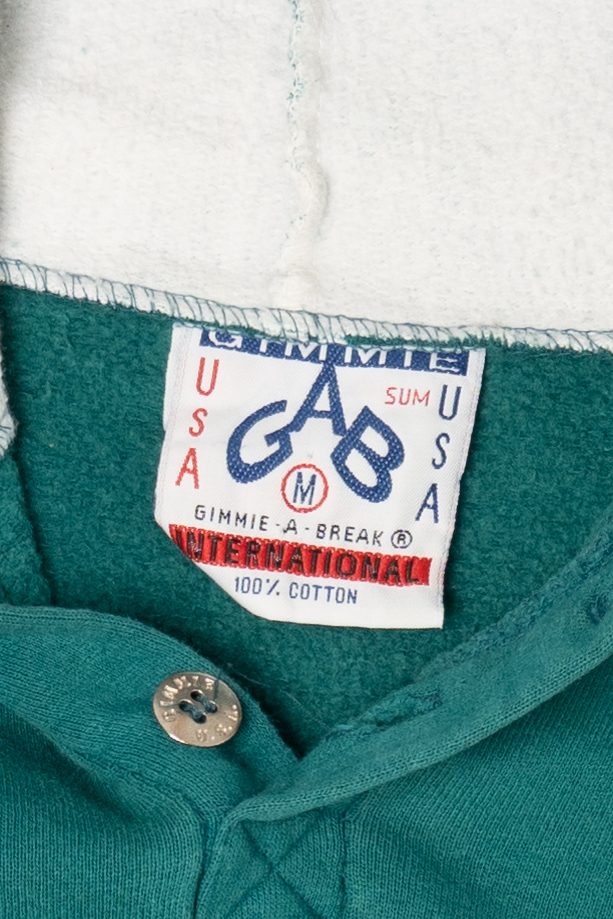 Vintage Gimmie International Hooded Sweatshirt (1990s)