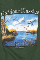 Vintage "Outdoor Classics" Black Lab And Mallards Illustration Sweatshirt (1990s)