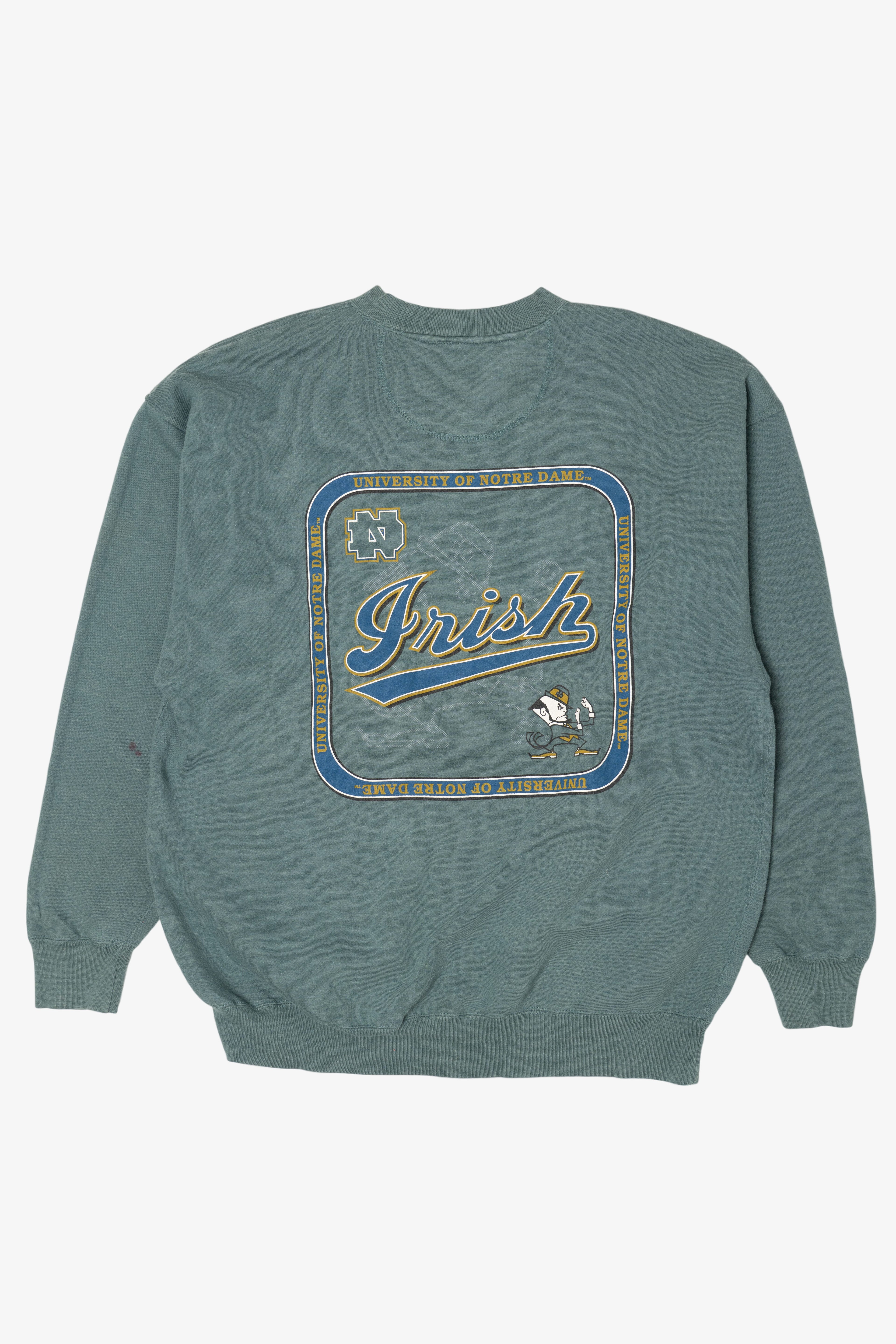 Vintage University Of Notre Dame Irish GS Sport Sweatshirt (1990s)
