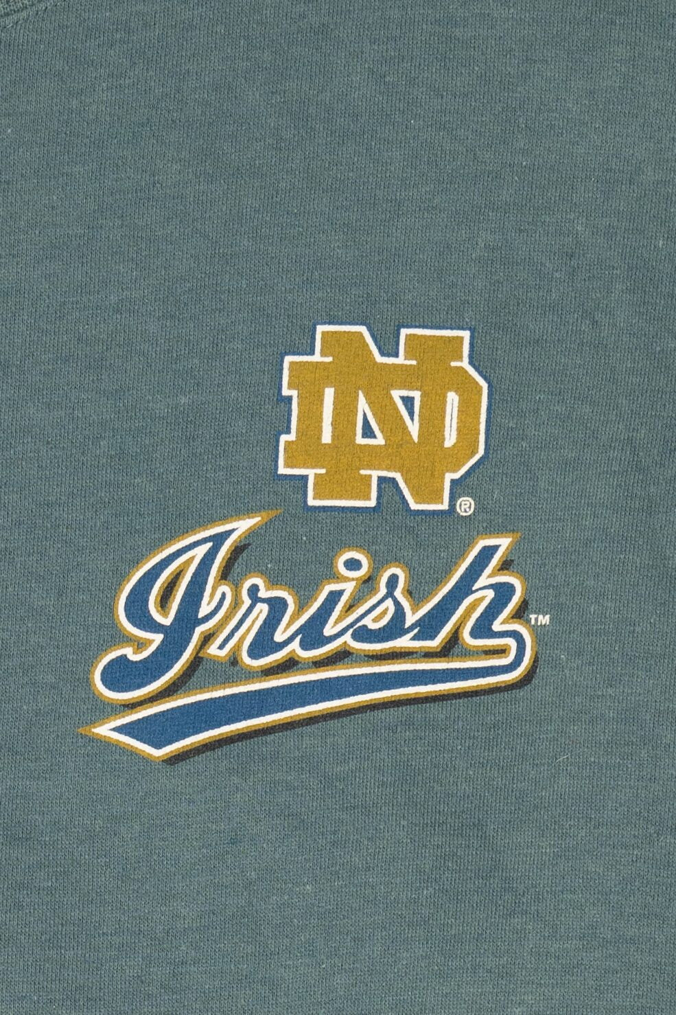 Vintage University Of Notre Dame Irish GS Sport Sweatshirt (1990s)