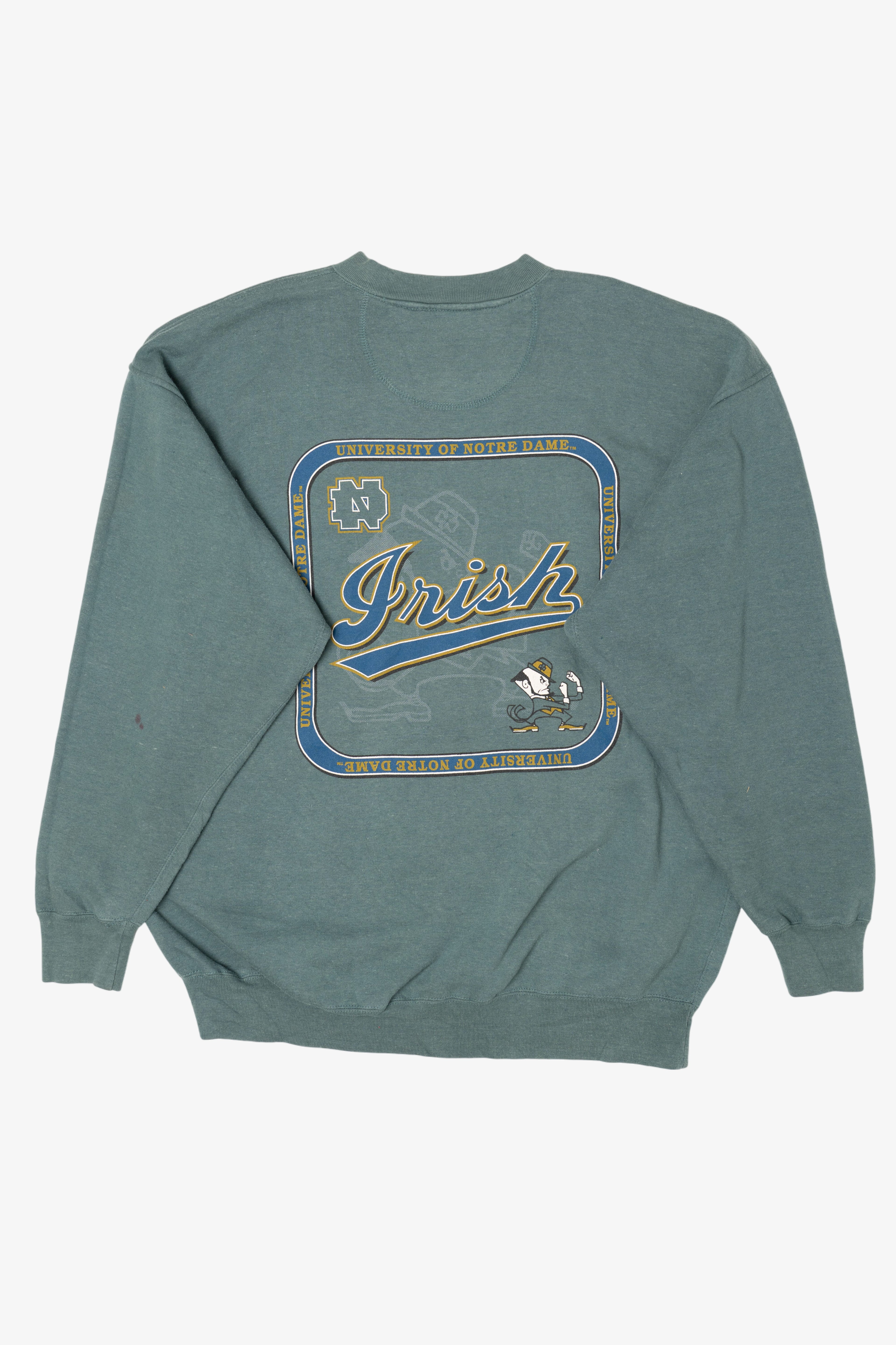 Vintage University Of Notre Dame Irish GS Sport Sweatshirt (1990s)