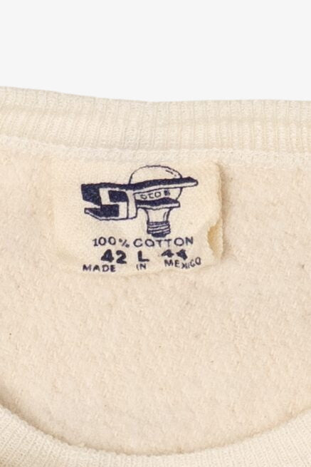 Vintage Embossed Woman And Tiger Kenya Sweatshirt (1990s)