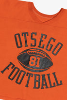 Vintage Ostego Football #81 Raw Hem Cropped Sweatshirt (1980s)