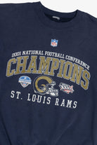Vintage St. Louis Rams 2001 NFC Champions NFL Sweatshirt (2000s)
