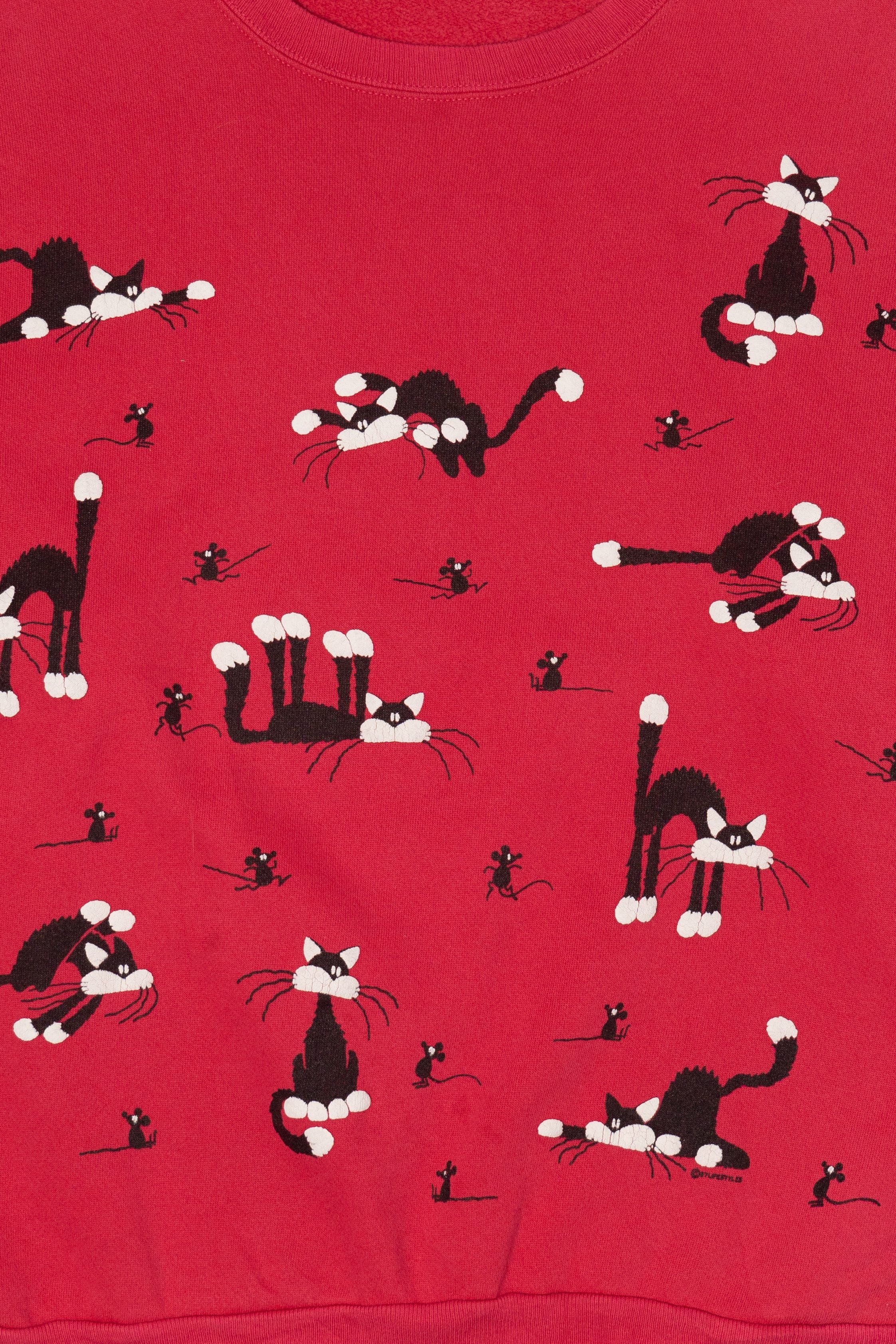 Vintage Cat And Mouse Sweatshirt (1990s)