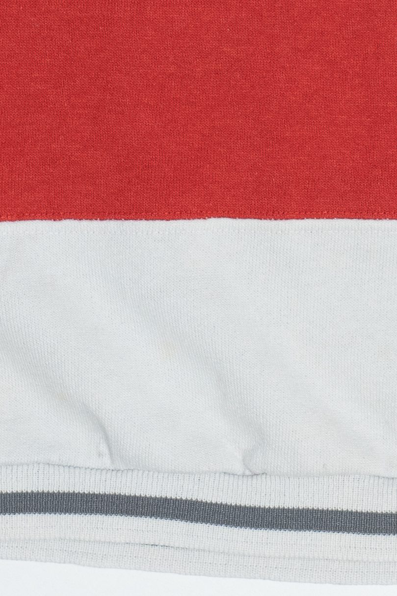 Vintage "U.S.N." US Navy Airplane Color Block Sweatshirt (1980s)