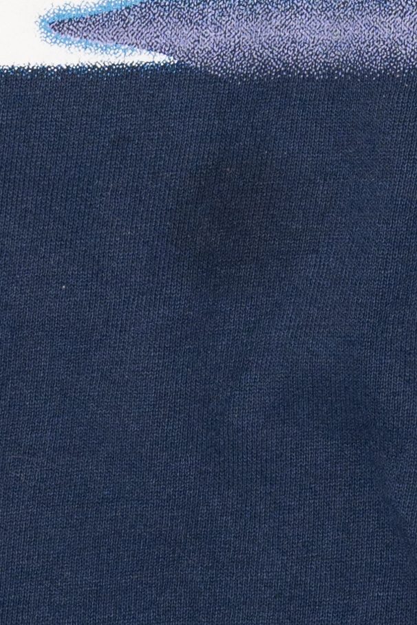 Vintage Winter Cabin Scene Sweatshirt (2000s)