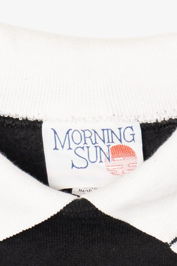 Vintage Chickadee's In Snow Embossed Raglan Sweatshirt (1990s)