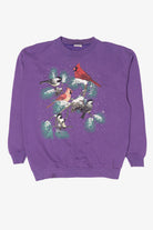 Vintage Cardinals And Chickadees Sweatshirt (1990s)