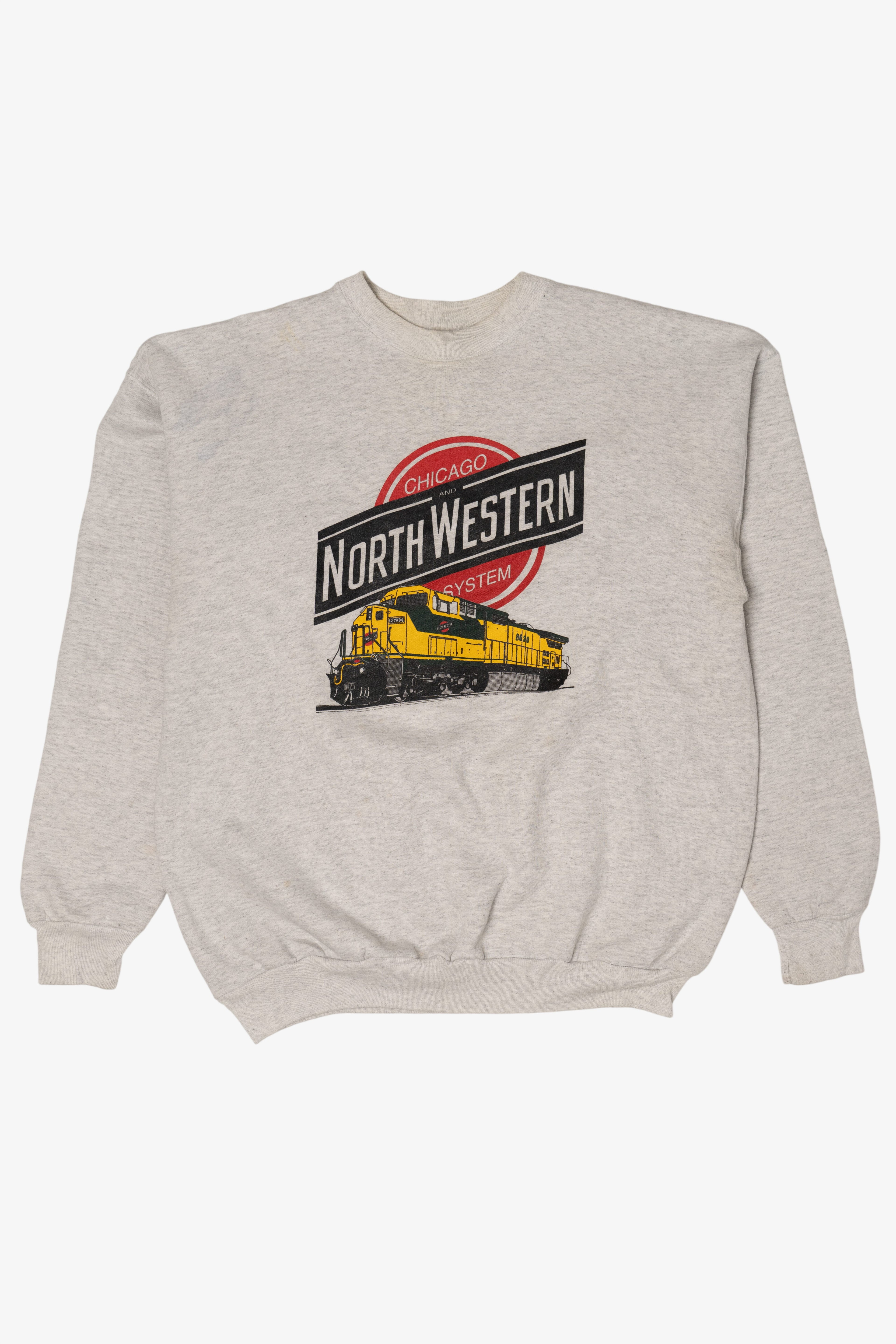Vintage Chicago North Western System Train Sweatshirt (1990s)