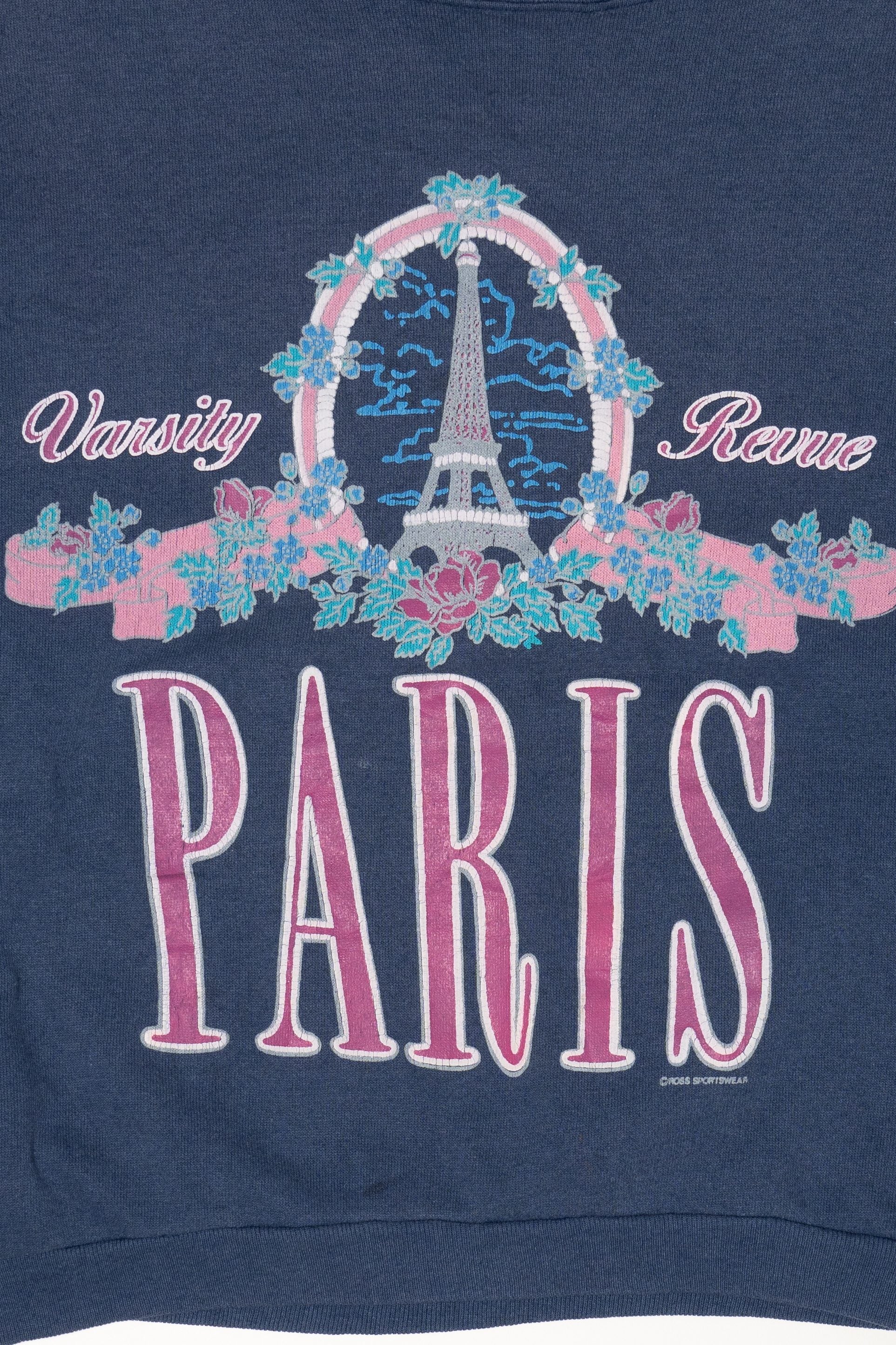 Vintage Varsity Revue Paris Sweatshirt (1990s)