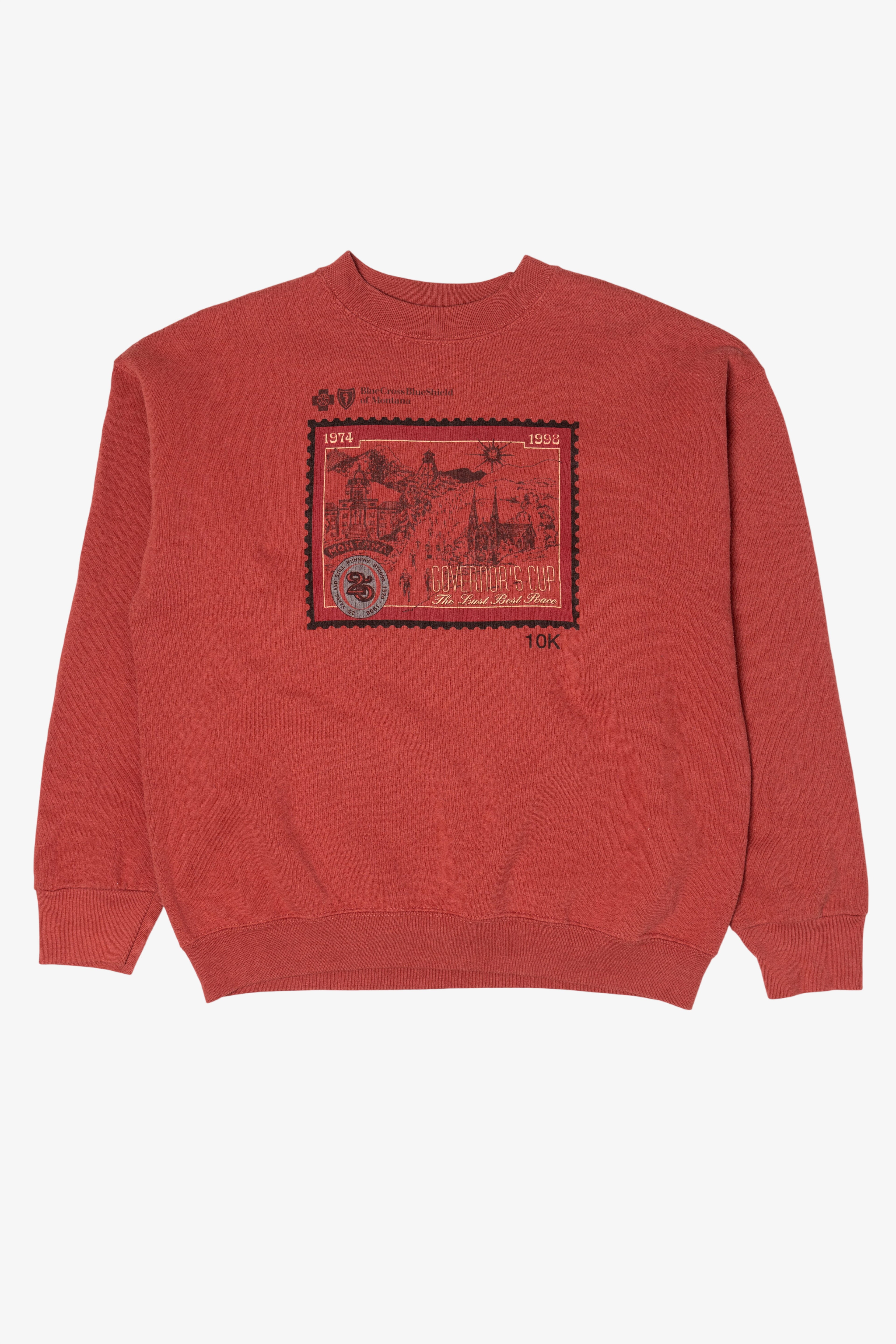Vintage BlueCross BlueShield "Governor's Cup" Stamp Sweatshirt (1990s)