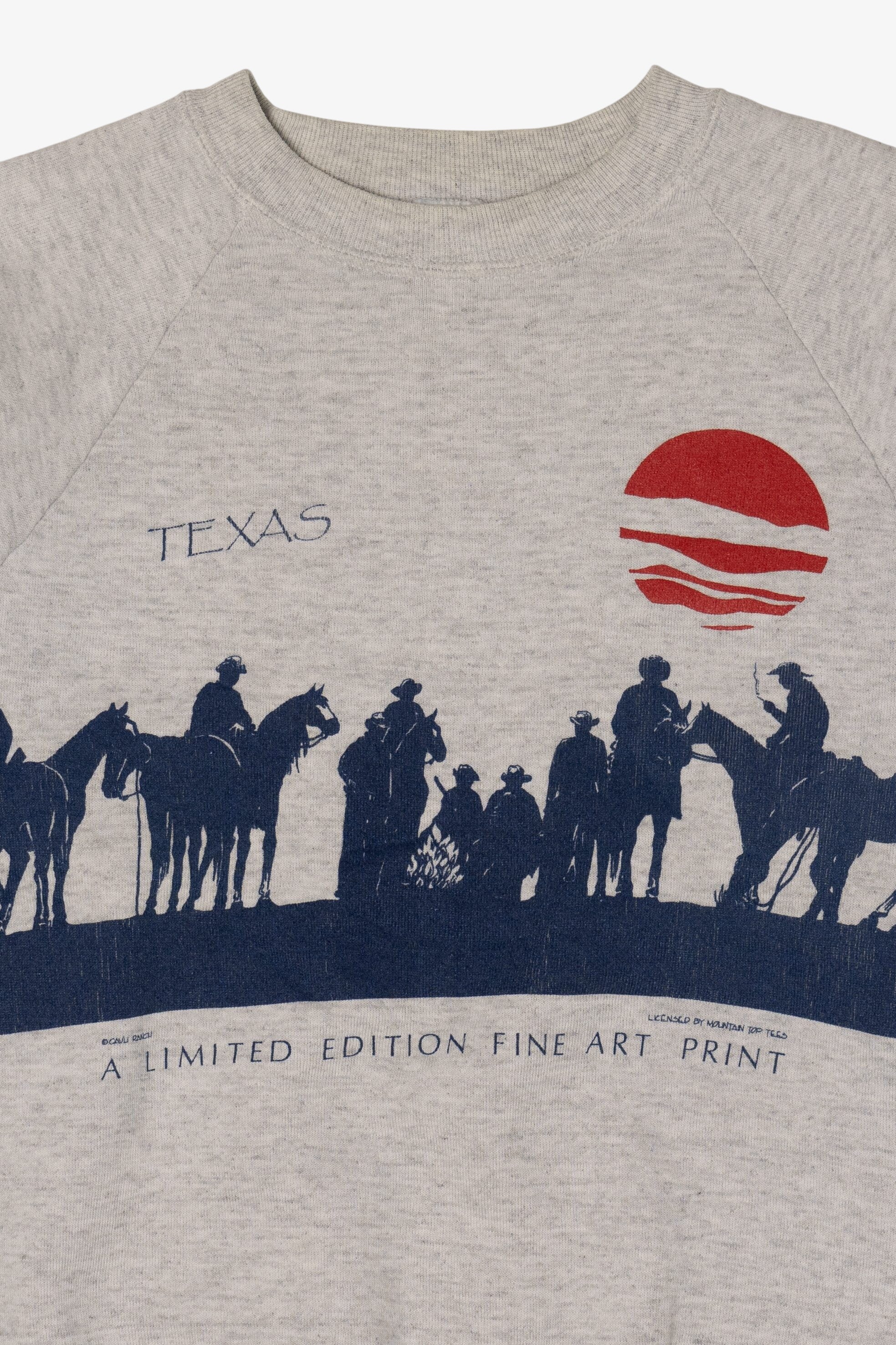 Vintage Texas Cowboys On Horses Sweatshirt (1990s)