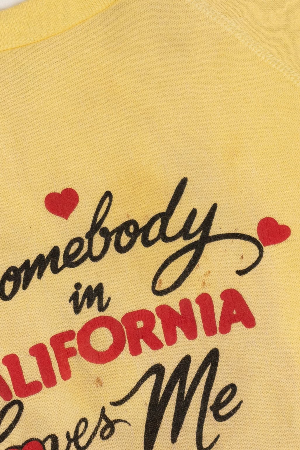 Vintage Distressed "Somebody In California Loves Me" Sweatshirt (1980s)