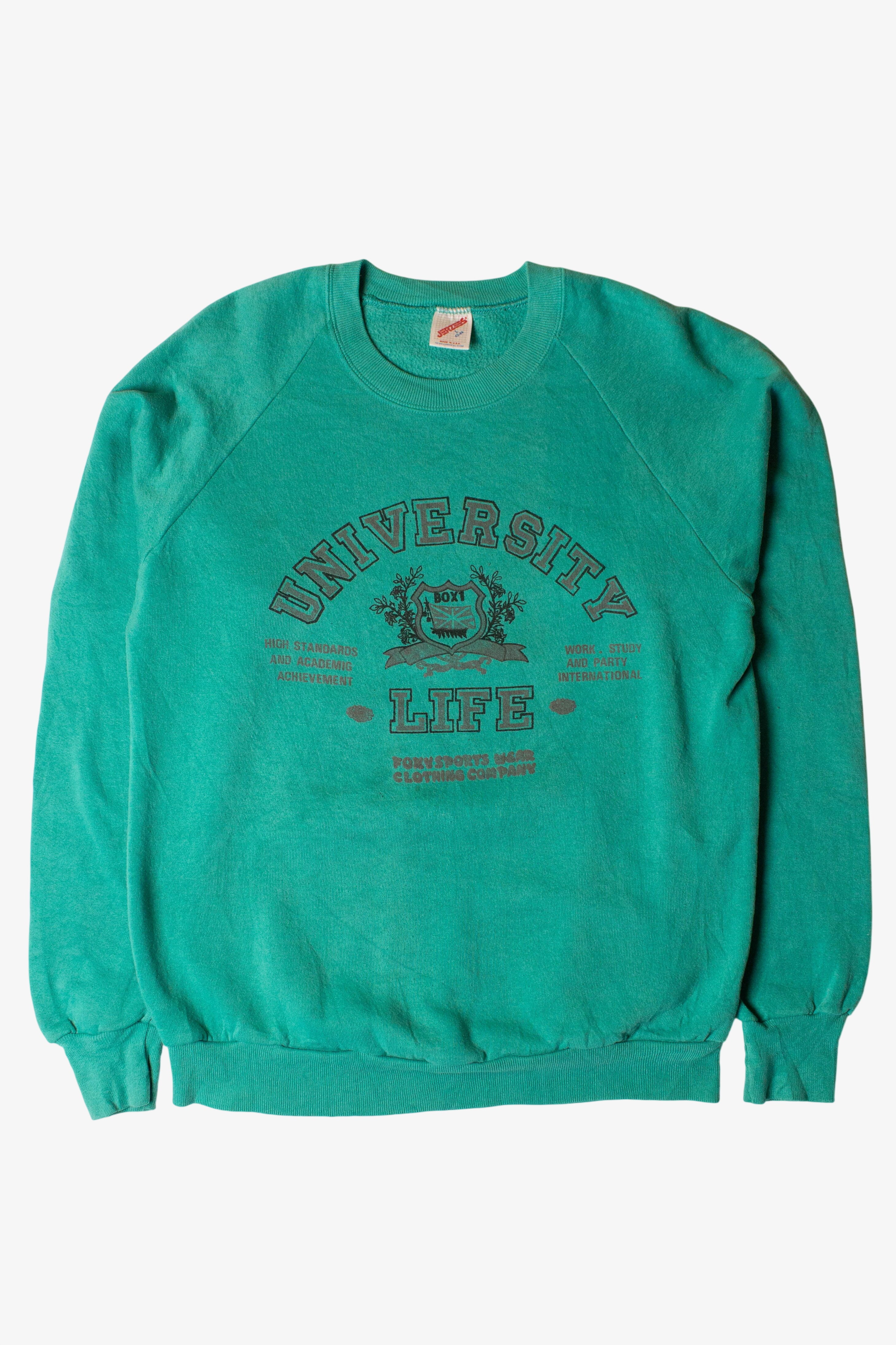 Vintage University Life Sweatshirt (1980s)