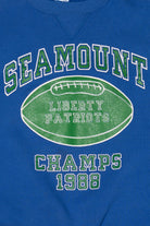 Vintage Seamount Liberty Patriots Football Champs 1988 Sweatshirt (1980s)
