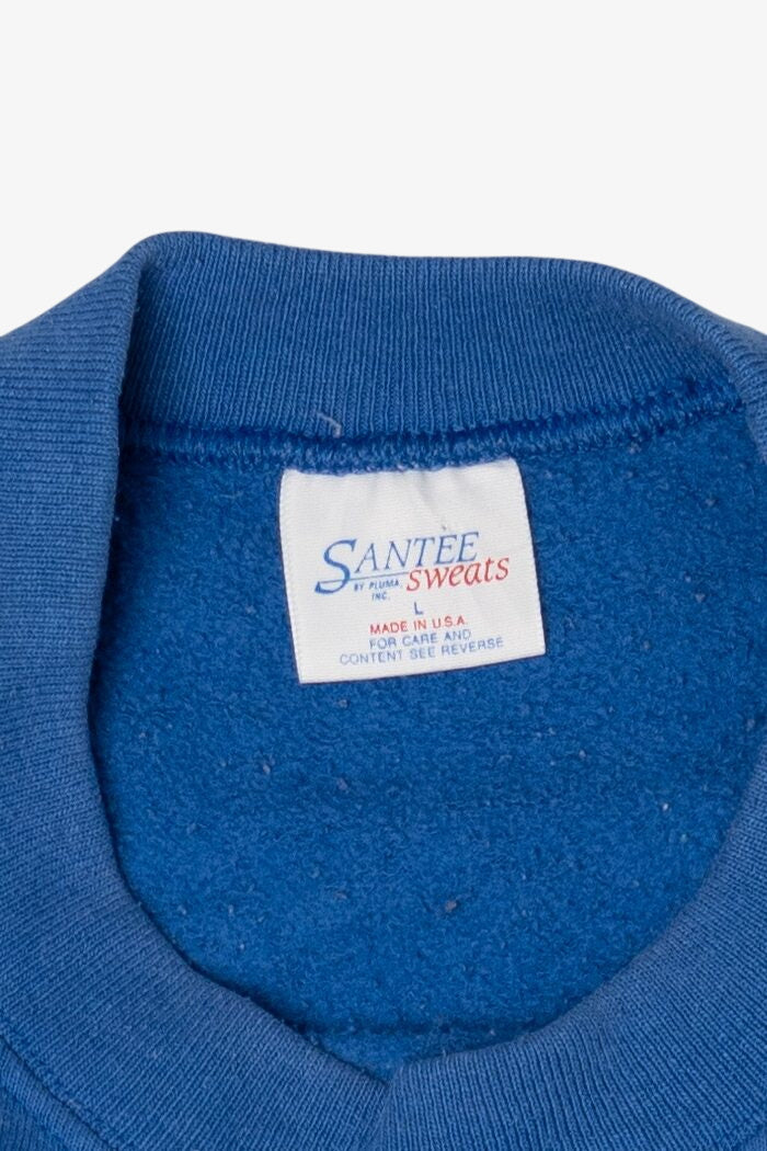 Vintage Blue "Longboat Key" Santee Raglan Sweatshirt (1990s)