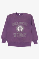 Vintage Purple College Of St. Thomas Sweatshirt (1990s)