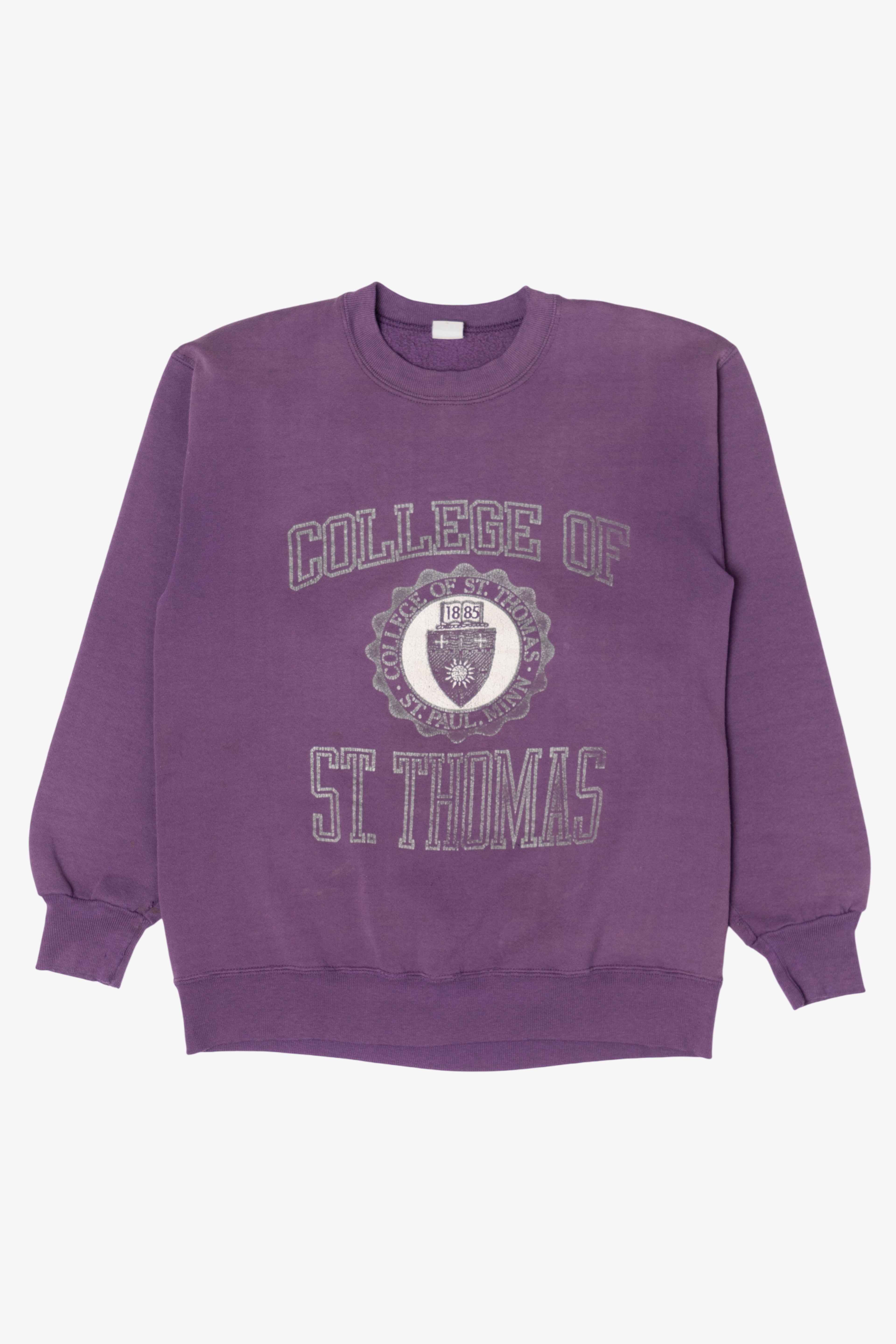 Vintage Purple College Of St. Thomas Sweatshirt (1990s)