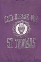 Vintage Purple College Of St. Thomas Sweatshirt (1990s)