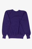 Vintage Purple "Connie" Embroidered Lion Raglan Sweatshirt (1980s)