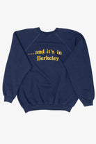 Vintage "There's Only One Cal ...And It's In Berkeley" Raglan Sweatshirt (1990s)