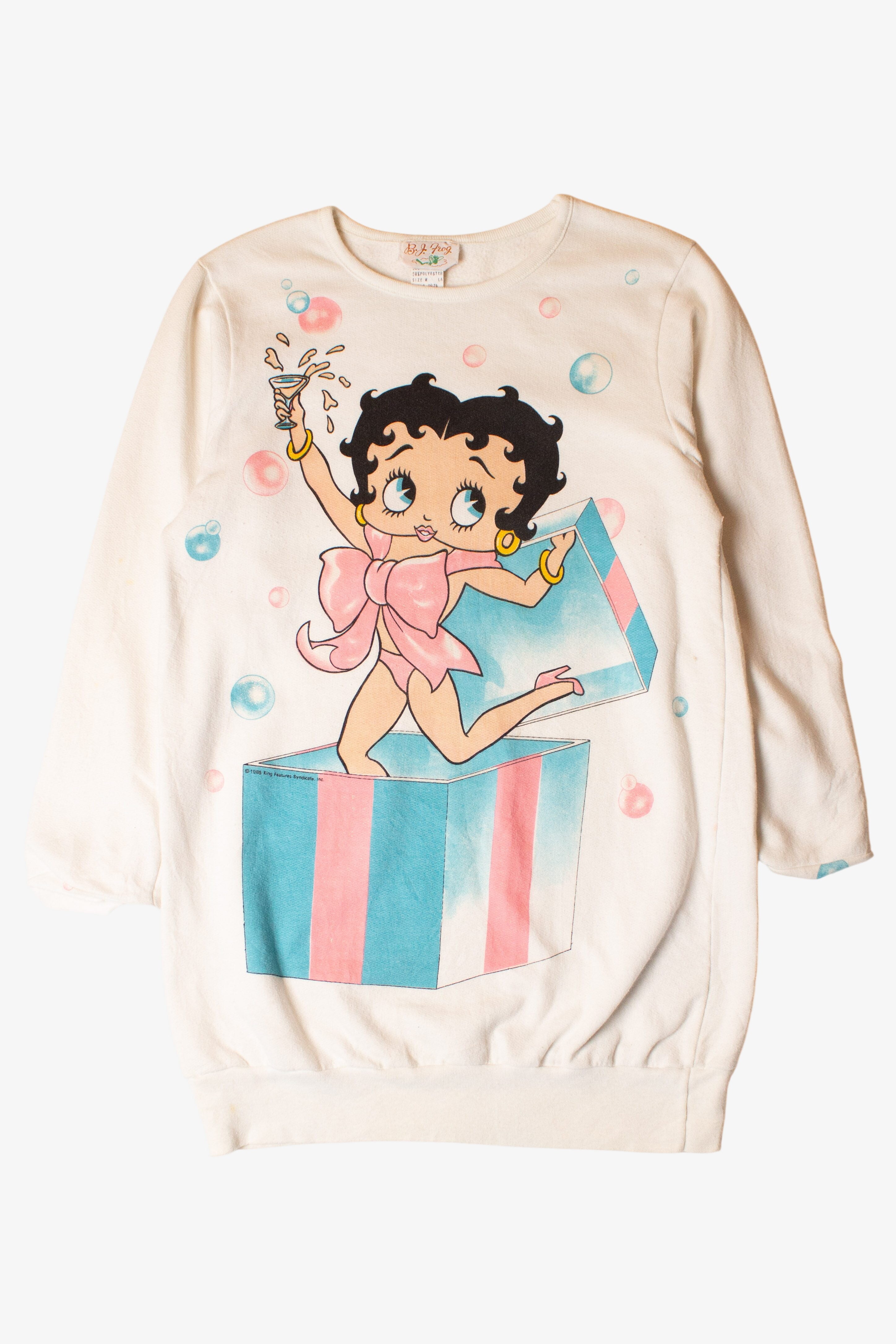 Vintage Betty Boop Surprise Gift Sweatshirt (1990s)