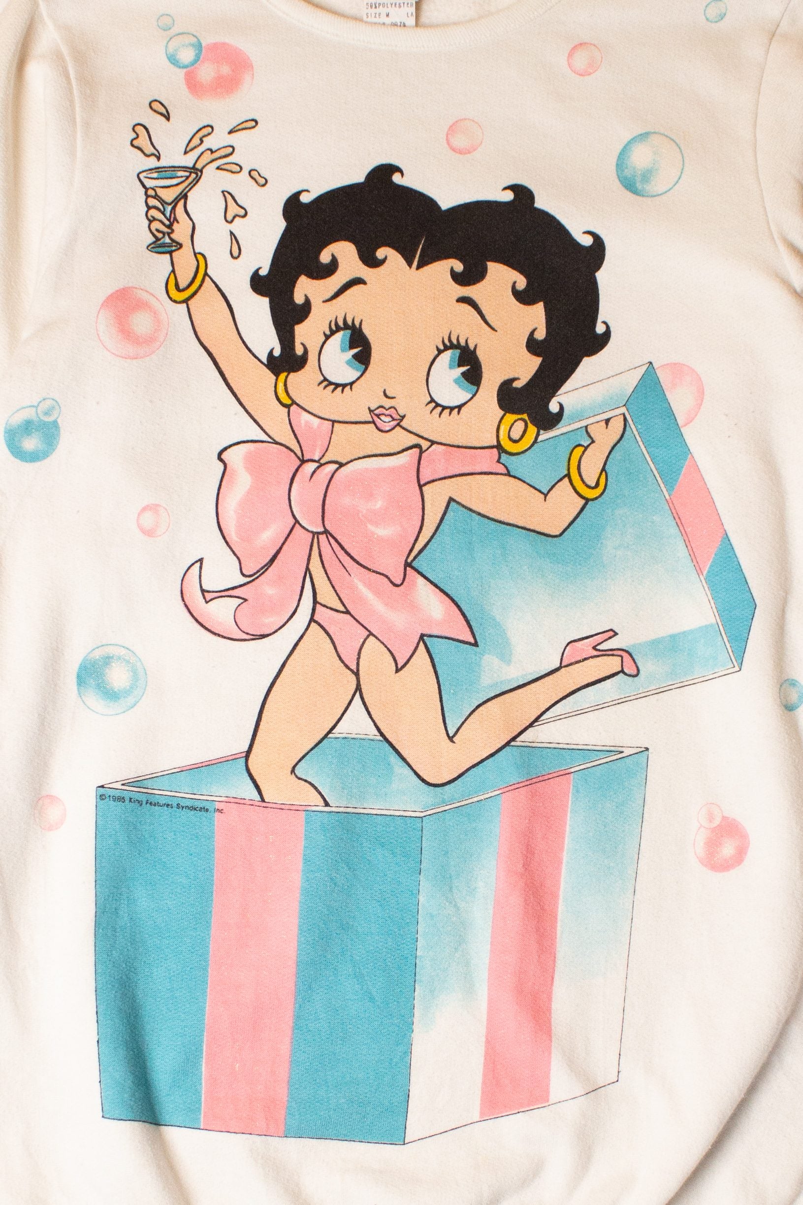 Vintage Betty Boop Surprise Gift Sweatshirt (1990s)