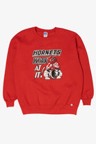 Vintage "Hornets Work At It!" Football Team Sweatshirt (1990s)