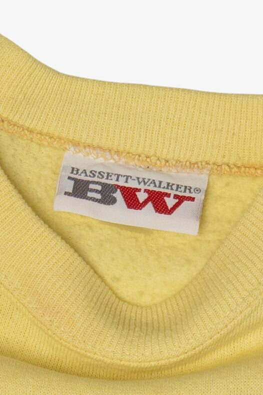 Vintage "How Swede It Is" Lindstrom, MN Swedish Flag Raglan Sweatshirt (1990s)