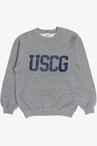 Vintage "USCG" US Coast Guard Super Weights Russell Raglan Sweatshirt (1980s)