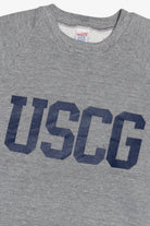 Vintage "USCG" US Coast Guard Super Weights Russell Raglan Sweatshirt (1980s)