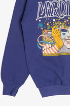 Vintage "Mardi Gras" Mask Sweatshirt (1990s)