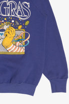 Vintage "Mardi Gras" Mask Sweatshirt (1990s)